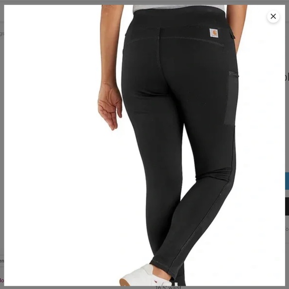 Carhartt Sz XXL Black Force Fitted Utility Leggings 103609 - Picture 1 of 6